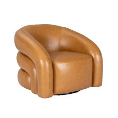 Cocoon Swivel Armchair Nest Brown